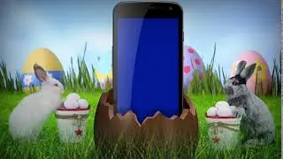 Green Screen Easter Frame