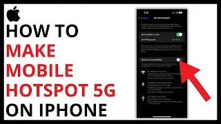 How to Make Mobile Hotspot 5G on iPhone [QUICK GUIDE]