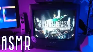 ASMR PlayStation 1 UNBOXING - FF7 Startup Gameplay