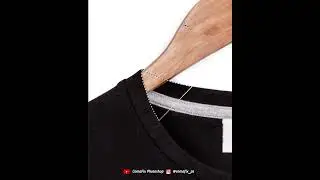 How to remove a coat hanger in Photoshop ! 