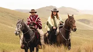 The chagras, indian cowboys in Ecuador
