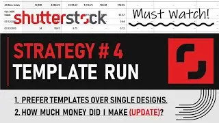 Shutterstock Strategy#4 | Case Study | Passive Income by selling Artwork as Shutterstock Contributor