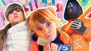 ИГРА В КАЛЬМАРА В РЕАЛЬНОЙ ЖИЗНИ! Самые сложные задания в Игре в кальмара.Alisa Kisa 6+