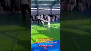 Боец Узбекистана против Чемпион Казахстана Кёкушинкан каратэ, Узбекистан, Навои 