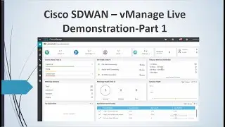 vManage Live Demo Part 1 | All Options in vManage 