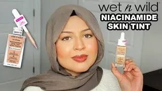 *NEW* WET N WILD BARE FOCUS NIACINAMIDE SKIN TINT REVIEW AND DEMO! | SHADE MEDIUM BEIGE