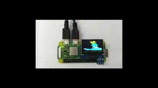 Spotpear Raspberry Pi 0.96 OLED display. Video display, 0.96 OLED, SSD1306, CPU reading, Bad apple