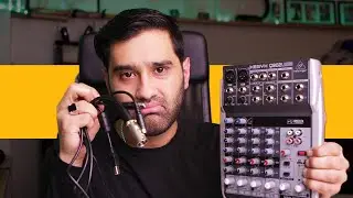 How to setup a USB audio mixer audio interface for podcast