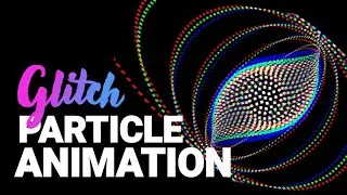 Glitch Particles Animation with HTML5 Canvas | JavaScript Canvas Tutorial | HTML 5 Canvas