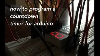 how to program a countdown timer for arduino