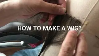 BECOME WIG MAKER, Make your own human hair wigs, very easy to learn, tolerance is required from you