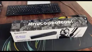 Nu Republic SoundBar 20 Unboxing & Sound Test | 20W Bluetooth Soundbar ASMR Experience