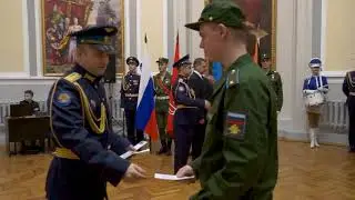 Посвящение в студенты военного учебного центра при ГУАП 2019