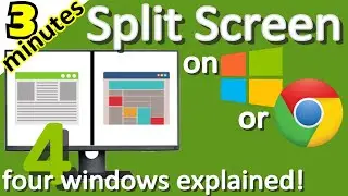 Split Screen on Chromebook or Computer