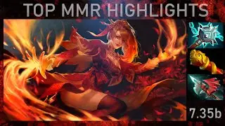 ⭐JACKKY Lina 20 Kills! Carry Highlights 7.35b - Dota 2 High MMR