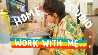 HOME STUDIO VLOG- TALKING CLIENT WORK, YOUTUBE VIDEOS, NEW PASSIONS