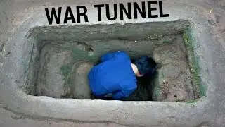 Exploring a WAR TUNNEL // Củ Chi Vietnam