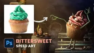 I Created a Cupcake Monster in Photoshop!