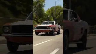 ‘67 Fasbtback Mustang NASCAR Style Exhaust #musclecar #mustang #ford #dragracing
