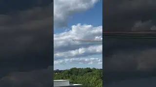 Frecce tricolori fly over Washington DC  #tricolori #freccetricolori #aviation #aviationlovers