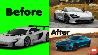 Green Screen 3D Mercedes Car 3D 4K HD model