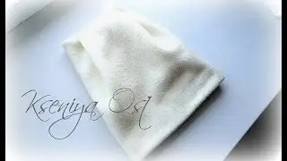 Шапочка из флиса за 15 минут