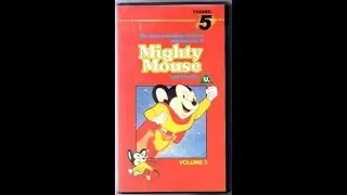 Original VHS Closing: Mighty Mouse Vol. 2 (UK Retail Tape)
