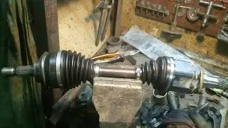 Как поменять шрус-гранату на тойоте самому без спец инструмента😃👍