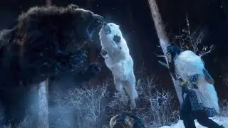 Asirpa and Sugimoto VS Bear - Golden Kamuy Live Action