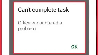 Excel Fix Cant Complete Task | Office encountered a problem solve in Microsoft Excel