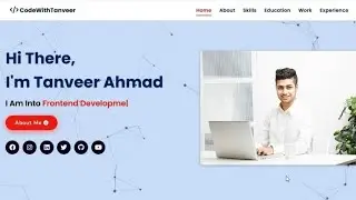 Design your personal portfolio website with HTML, CSS & JAVASCRIPT | Step by step guide #website