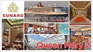 Queen Mary 2 - Decks & delights ship tour Part 2