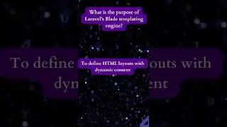 🔪 The Purpose and Power of Laravel's Blade Templating Engine