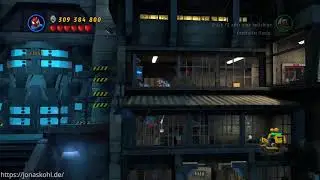 [Lego Marvel Super Heroes] Rock up at the Lock up Spiderman Roof Clip Glitch