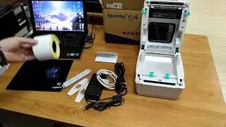 Распаковка, обзор, тестирование печати этикеток Xprinter XP-460B