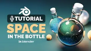 Space Bottle in Blender Tutorial | Polygon Runway