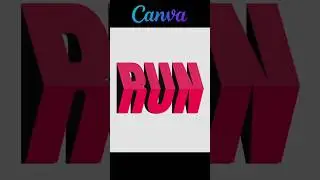 Canva Perspective Text Effect Tutorial | Easy 3D Text Trick! #canva