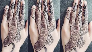 Simple and easy flower mehndi design | Floral mehandi design | Wedding henna designs | Mehndi design