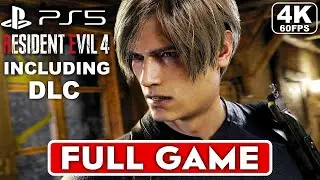 RESIDENT EVIL 4 REMAKE Gameplay Walkthrough FULL GAME [4K 60FPS PS5] - No Commentary