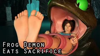 Frog Demon Eats Sacrifice