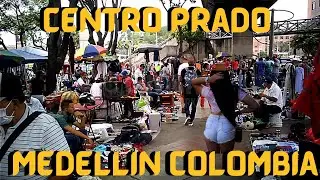 Walking tour of Black Market in El Centro Prado Medellin Colombia