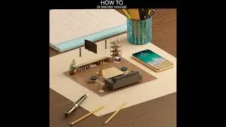 Isometric room | Isometric room animation | Isometric room Blender
