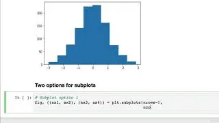 66  Histograms And Subplots | Matplotlib Plotting and Data Visualization