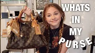WHATS IN MY PURSE! Louis Vuitton Speedy 30