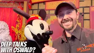 Deep Talks with Oswald The Lucky Rabbit, Mickey & Minnie + More Lunar New Year Food & Drink!