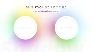 CSS Gradient Shadow Loader Animation Effects | Html CSS Animation Effects