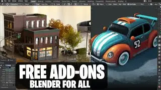 10 Best Free Blender ADD-ONS!