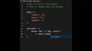 This program demonstrates how you can "invert" a dictionar and exchange its values with its keys