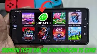 SUDACHI EMU NO SNAPDRAGON 7S GEN2 E GPU ADRENO 710 TESTE EM JOGOS!