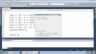 C++ Win32 Console Tutorial 3 - Printing Math